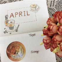 手账分享：4月形象页和打卡页